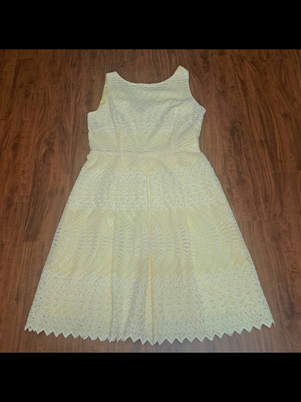 Ladies Katherine Kelly Butter Yellow Sheath Dress Sz 8 Lined